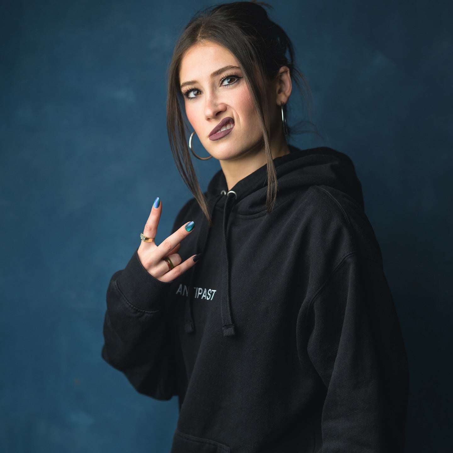 ANTIPAST Embroidered Unisex Hoodie