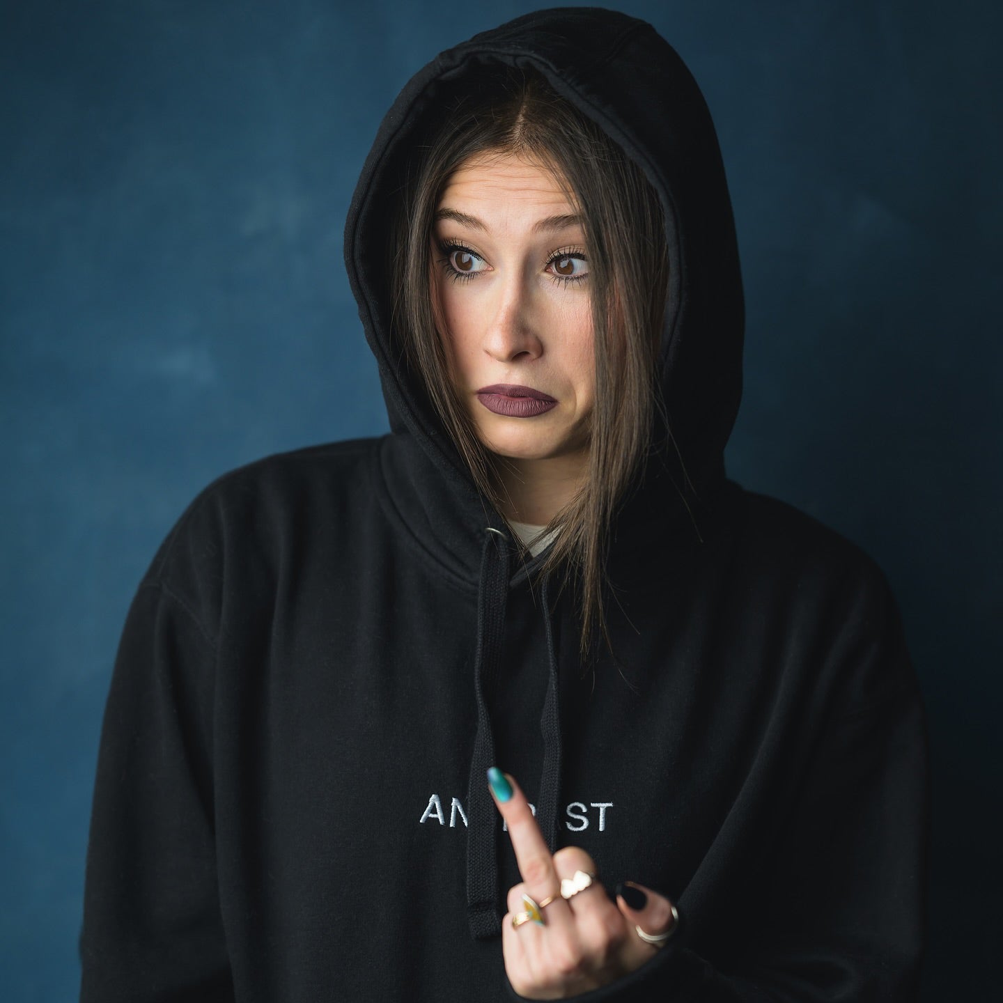 ANTIPAST Embroidered Unisex Hoodie